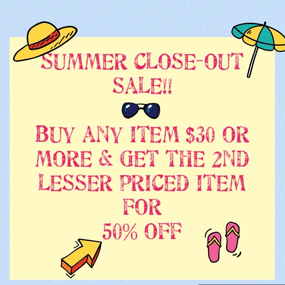 Summer clearance sale